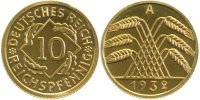 d 31732A~0.0 10 Pfennig 1932A PP zaponiert J 317