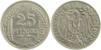 d 01812F~1.5 25 Pfennig 1912F f.prfr J 018
