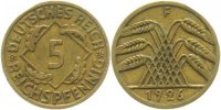 d 2.5 5 Pf 31626F~2.5 5 Pfennig 1926F ss/vz J 316