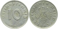 d 37143G~2.2 10 Pfennig 1943G fast vz !! J 371