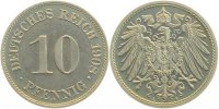 d 013n08A~0.0 10 Pfennig 1908A PP RRR !!!! J 013
