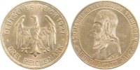 d 1.5 3 RM 32827F~1.5 3 Reichsmark 1927F Uni.Tübingen f.prf J 328