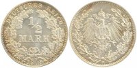 d 01608D~1.1a 0.5 Mark 1908D prfr/stgl Erstabschlag (EA)! !! J 016