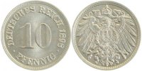 d 01398D~1.11 10 Pfennig 1898D prfr/st/stgl!! J 013