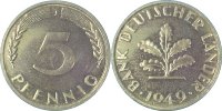 d 0.0 5 Pf 37749J~0.0 5 Pfennig 1949J BDL PP.....250 Exemplare J 377