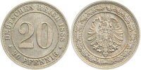 d 00688E~1.5 20Pfennig 1888E vz/stgl J 006