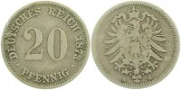 d 00573A~3.5 20Pfennig 1873A s/ss J 005