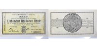  100 Million Mark   Crailsheim-4b   Crailsheim 1923 Notgeld l. gebraucht... 48,00 EUR Differenzbesteuert nach §25a UstG zzgl. Versand