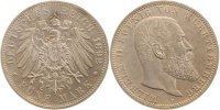 d 17692F~1.5a 5 Mark Württ. 1892F f.prfr !!! Erstabschlag kl. Schrötlingsfehler !! J 176