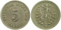 d 2.0 5 Pf 00376H~2.0 5 Pfennig 1876H vz J 003
