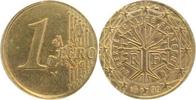 d F48899-~1.2Fr-b 1 Euro 99 Frankr. a. 20 C,.Rohling mit tw.Riffel Archiv Franquinet J 488