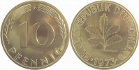 d 38373F~0.0 10 Pfennig 1973F PP 9100 Exemplare J 383