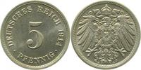 d 1.1 5 Pf 012n14A~1.1 5 Pfennig 1914A prfr/stgl J 012