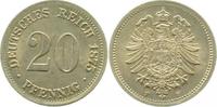 d 00575F~1.5 20Pfennig 1875F vz/st J 005