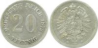 d 00573B~3.2 20Pfennig 1873B f.ss J 005