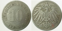 d 01393E~3.5 10 Pfennig 1893E s/ss J 013