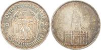 d 5 RM 35734F~2.5-PAT 5 Reichsmark 1934F Kirche o.D. ss/vz schöne Patina !!! J 357