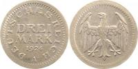 d 31224A~1.5b 3 M. 1924A f.prfr, ohne Ring geprägt, ohne Randinschrift RRR J 312