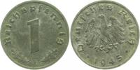 d 1 Pf 373b45F~2.0-S 1 Pfennig 1945F vz Stempeldrehung S30 J 373b