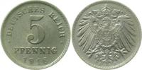 d 0.95 5 Pf 29716D~0.95 5 Pfennig 1916D prfr fein!!! J 297