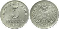 d 1.5 5 Pf 29718D~1.5 5 Pfennig 1918D uncirculiert vz/st J 297