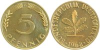 d 0.0 5 Pf 38268G~0.0 5 Pfennig 1968G PP J 382
