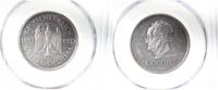 d 3 RM 35032D~1.5a 3 Reichsmark Goethe 1932D vz/stgl EA !!!! MS62 J 350