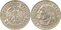d 2.5 2 RM 35233F~2.5 2 Reichsmark Martin Luther 1933F ss/vz J 352