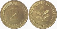 d 0.0 2 Pf 38164D~0.0 2 Pfennig 1964D PP .30 Exemplare J 381
