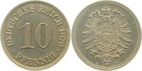 d  00476A~0.0b 10 Pfennig  1876A PP min. berührt RRR !!!! J 004