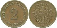 d 2.5 2 Pf 00275B~2.5 2 Pfennig  1875B ss/vz J 002