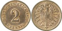  2.2 2 Pf   00275C~2.2 2 Pfennig  1875C vz- J 002 15,50 EUR Differenzbesteuert nach §25a UstG zzgl. Versand