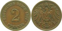 d 2.5 2 Pf 01114F~2.5 2 Pfennig  1914F ss/vz..10.000 Aufl J 011