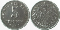  2.5 5 Pf   29715E~2.5 5 Pfennig  1915E ss/vz J 297 6,00 EUR Differenzbesteuert nach §25a UstG zzgl. Versand