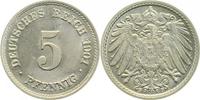 d 1.2 5 Pf 012n01F~1.2 5 Pfennig  1901F prfr !! J 012