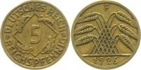  2.5 5 Pf   31626F~2.5 5 Pfennig  1926F ss/vz J 316 13,00 EUR Differenzbesteuert nach §25a UstG zzgl. Versand