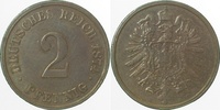  2.2 2 Pf   00274H~2.2 2 Pfennig  1874H vz- J 002 65,00 EUR Differenzbesteuert nach §25a UstG zzgl. Versand