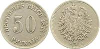     00775C~2.8b 50 Pfennig  1875C ss+ kl. Rf. J 007 21,00 EUR Differenzbesteuert nach §25a UstG zzgl. Versand