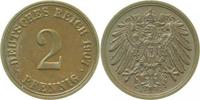  1.3 2 Pf   01107A~1.3 2 Pfennig  1907A prfr/f.prr !!! J 011 13,00 EUR Differenzbesteuert nach §25a UstG zzgl. Versand