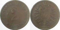  3.0 2 Pf   00276D~3.0 2 Pfennig  1876D ss J 002 9,00 EUR Differenzbesteuert nach §25a UstG zzgl. Versand