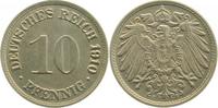 d  013n10F~1.2 10 Pfennig  1910F f.stgl.!! J 013