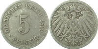  3.0 5 Pf   01299E~3.0 5 Pfennig  1899E ss J 012 3,00 EUR Differenzbesteuert nach §25a UstG zzgl. Versand