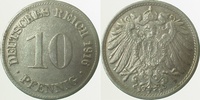     013n16D~2.5 10 Pfennig  1916D ss/vz J 013 5,00 EUR Differenzbesteuert nach §25a UstG zzgl. Versand