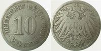     01390J~3.5 10 Pfennig  1890J s/ss J 013 4,00 EUR Differenzbesteuert nach §25a UstG zzgl. Versand
