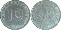 d 37143B~2.5 10 Pfennig 1943B ss/vz J 371