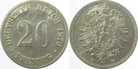     00576E~2.5 20Pfennig  1876E ss/vz J 005 15,00 EUR Differenzbesteuert nach §25a UstG zzgl. Versand