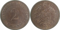 d 1.1 2 Pf 00275J~1.1 2 Pfennig  1875J prfr/st J 002