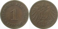 d 2.0 1 Pf 01093E~2.0 1 Pfennig 1893E vz J 010