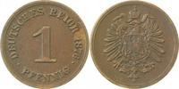 d 2.2 1 Pf 00176H~2.2 1 Pfennig  1876H vz- RR J 001