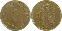 d 0.8 1 Pf 00186G~0.8 1 Pfennig  86G prfr feinst/ deutl. Riffelrand !!! Archiv F. J 001